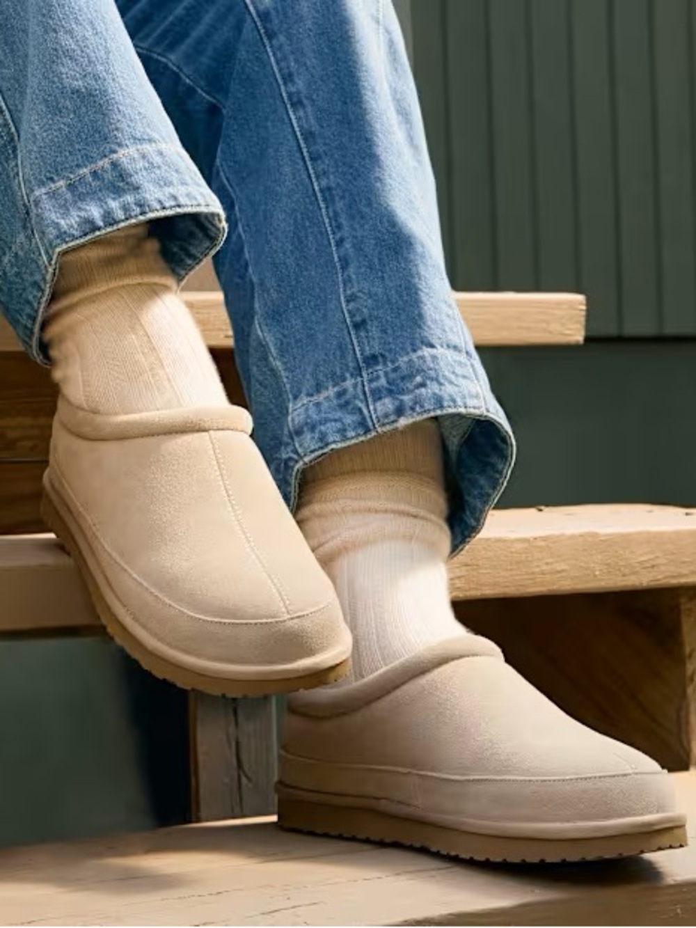 Bombas Saturday Suede Slip On Platform Slippers Taupe Size Women’s 9